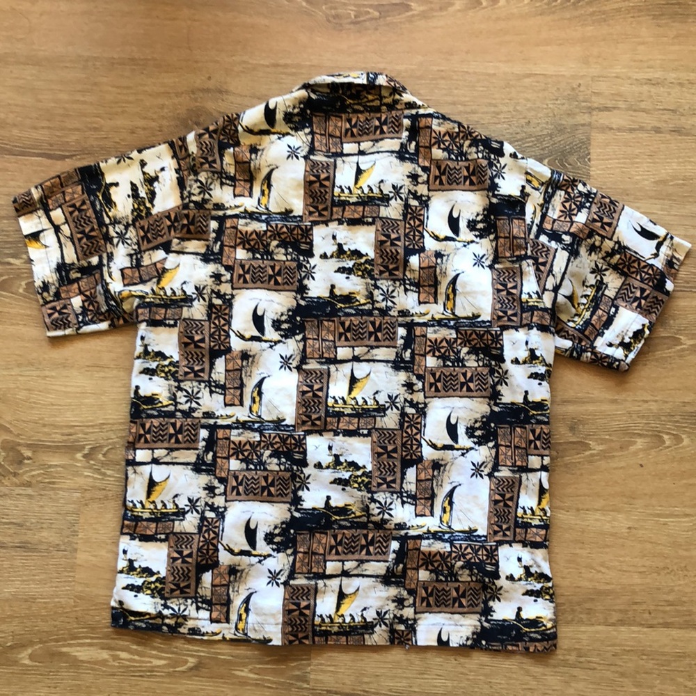 O’Neill Button Down Shirt Fun Tropical Pattern - Picture 7 of 7